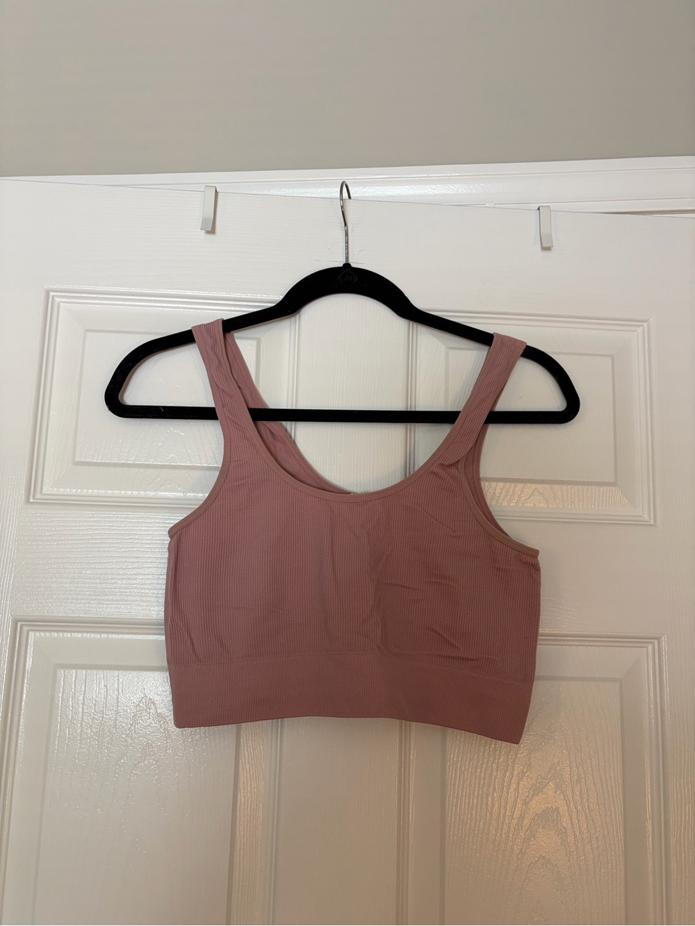Bozzolo Mauve Ribbed Sports Bra